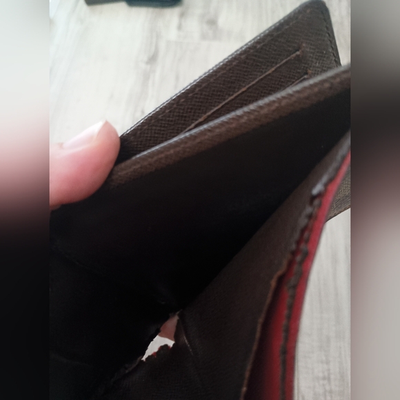 Vintage, Authentic Louis Vuitton Famier Ebene Mens Credit Wallet - Picture 10 of 16